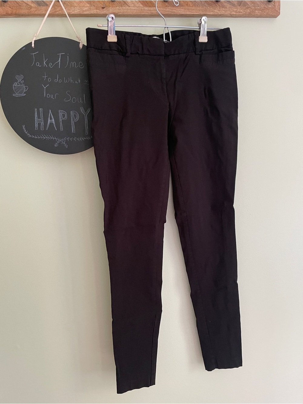 No Boundaries Black Slim Trousers - Tailored Slim Fit